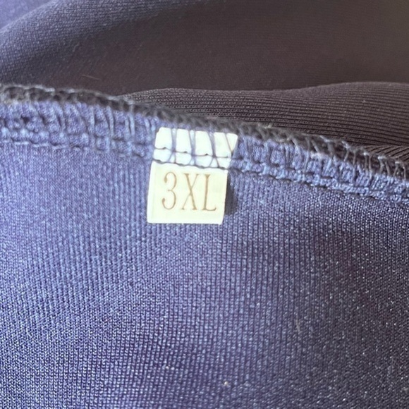 shirt Dress High Low Irregular Hem Sz 3XL - Picture 7 of 8